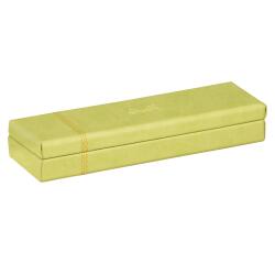 Rhodiarama plumier simili cuir italien 21x5,5x3 cm - Anis