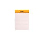 Bloc agrafé Rhodia le R N°11 7,2x10,5 cm 70 feuillets ligné 90g - Noir