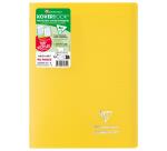 Cahier piqué Koverbook A4 96 pages petits carreaux couverture polypropylène opaque 100% recyclé - Assortis