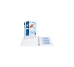 Classeur 4 anneaux plastifié Exacompta Kreacover personnalisable A4 maxi - Dos 9 cm blanc