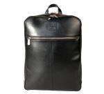 Exactive leather Backpack for Laptop blk - Black