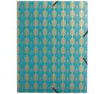 25mm spine filing box, glossy card 600g/m² Neo Deco - Assorted colors