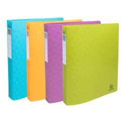 Ringbuch 4 Ringe 30mm, Recycling-PP, Kollektion Pop'N Co - Farben sortiert