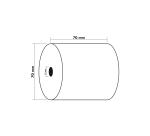 Rollos para calculadoras - 1 pliegue offset - 60 g/m2 - Blanco