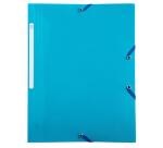 Folder 3Flap elast. PP A4 Bee Blue ass. - Assorted colours