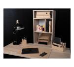 Deskmat rig cardboard 575x375cm Eterneco - Brown geometrical design