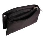 Clairefontaine Textile Flat Pencil Case with 3 Compartments - 22x2x10cm