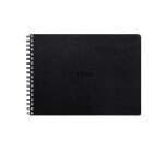 Rhodia Touch Mixed Media Book, papier Paint'On extra-blanc 250g - A4 paysage, 64 pages - Noir