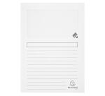 Paquet de 25 chemises à fenêtre Forever 130g/m2 - coloris pastel assortis - 22x31cm - Couleurs assorties
