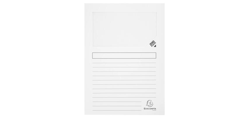 FOREVER® Pak van 25 venstermappen 120g/m2 - 22x31cm voor A4 - Geassorteerd