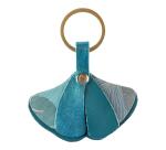 Ginkgo, Pochette téléphone & accessoires en cuir (Petite sacoche pour téléphone 10,5x16,5 cm + porte-cartes 7,5x10,5 cm + porte-clés 7x6,5 cm)