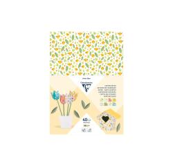 Carton décor, paquet de 40 feuilles 160g/m2 au format 25 x 35 cm