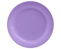 20 Assiettes en carton rondes, 23 cm