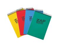 Zap Book bloc spiralé 160F A4 80g - Assortiment mixte