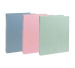 Exacompta Autentik Rigid Binder, 4 Rings, 30 mm, Recycled - Assorted colours