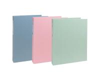 Classeur rigide recyclé 4 anneaux 30mm Autentik - Couleurs assorties