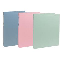Raccoglitore rigido riciclato 4 anelli da 30mm Autentik - Colori assortiti