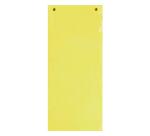 Paquet 100 fiches intercalaires horizontales unies perforées Forever - 105x240mm