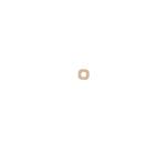 Petite lettre kraft o 8,5cm - Kraft