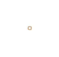 Petite lettre kraft o 8,5cm - Kraft