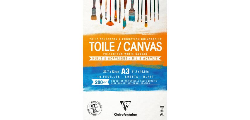 Blok Cosmos Canvas wit A3 10bl 200g