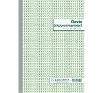 Manifold Quotation Micro-entrepreneur 29.7x21cm 50 self-copying duplicate sheets - text FR