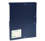 Exacompta Forever Recycled Elasticated Filing Box, 40mm Spine, 0.7mm PP ,A4