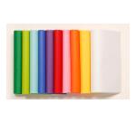 PAPIER SOIE, Paquet de 500 feuilles 18g/m2 au format 16x16cm - Assortiment