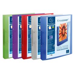 Carpeta Exacompta 2 anillas 30 mm polipropileno Chromaline 7/10º Krea Cover - A4 maxi - Colores surtidos