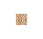 Kraft brut 70g, rl 50x70m Décos de Noël - Multicolore