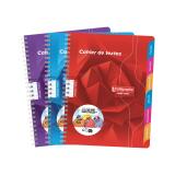 Textes reliure intégrale 7000 17x22 cm 148 pages grands carreaux 70 g - Assortis