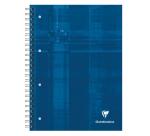 Bind'O Block cahier reliure intégrale A4+ 160 pages détachables perforées 4 trous ligné + marge et cadre en-tête 4 couleurs de bandes - Assortis