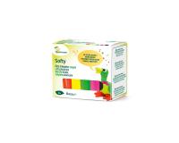 Softy - Assortiment 6 x 62g pâte à modeler enfant souple, pastel, fluo - Multicolore