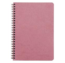 Carnet reliure intégrale à pochettes Age Bag A5 120 pages détachables ligné - Rose antique