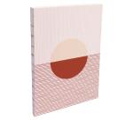 Terracotta, Carnet brochure souple A5 14,8x21 cm, 160 pages, ligné, dos brut, ass.
