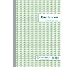 Manifold Factures avec mention TVA 29,7x21cm 50 feuillets dupli autocopiants