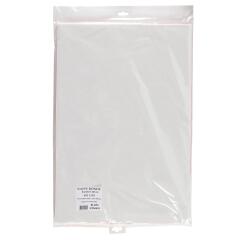 Nappe ronde en sachet en papier non tissé Airlaid Ø 240 cm - Blanc