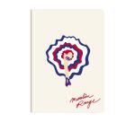 Moulin Rouge, Soft cover notebook A6 10,5x14,8 cm, 64 sheets, plain, assorted patterns.