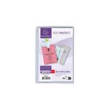 Etui de protection multi-cartes 4 volets PVC lisse 20/100e - Cristal