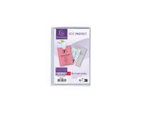 Etui de protection multi-cartes 4 volets PVC lisse 20/100e - Cristal