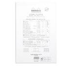 Bloc agrafé N°19 A4+ 80 feuilles lignées + marge 80 g. - Blanc