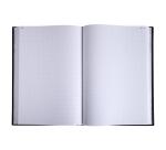 Exacompta Grid Register, 600 Pages 35x22.5cm - Black canvas