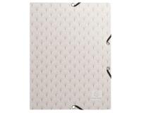 Chemise à élastiques 3 rabats carte lustrée 400g/m2 Néo Déco - Couleurs assorties