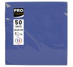 Paquet de 50 serviettes cocktail micro-gaufrées ouate 2 plis - 20x20 cm
