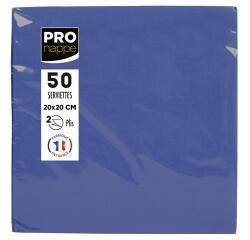 Pack of 50 micro-embossed 2-ply cotton cocktail napkins - 20x20 cm