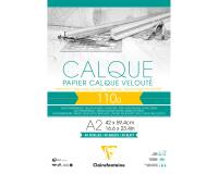 Papier Calque bloc collé 40F A2 110g