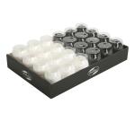 Plateau de 24 oeufs lisses 10mx7mm, Or