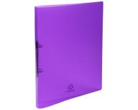 Classeur 2 anneaux 15 mm polypropylène Crystal colours - A4 - Violet