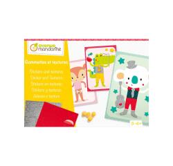 Boîte créative, Gommettes et textures - Multicolore