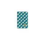 Carnet piqûre textile Neo Deco Collection Mi-Saison 7,5x12 cm 48 pages ligné motifs assortis papier ivoire - Assortis